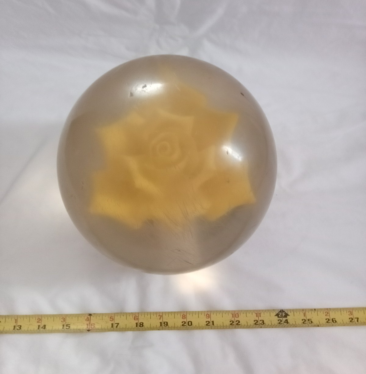 pretty ladies lanehawk 14.5 lb. Clear Flower sexy Bowling Ba