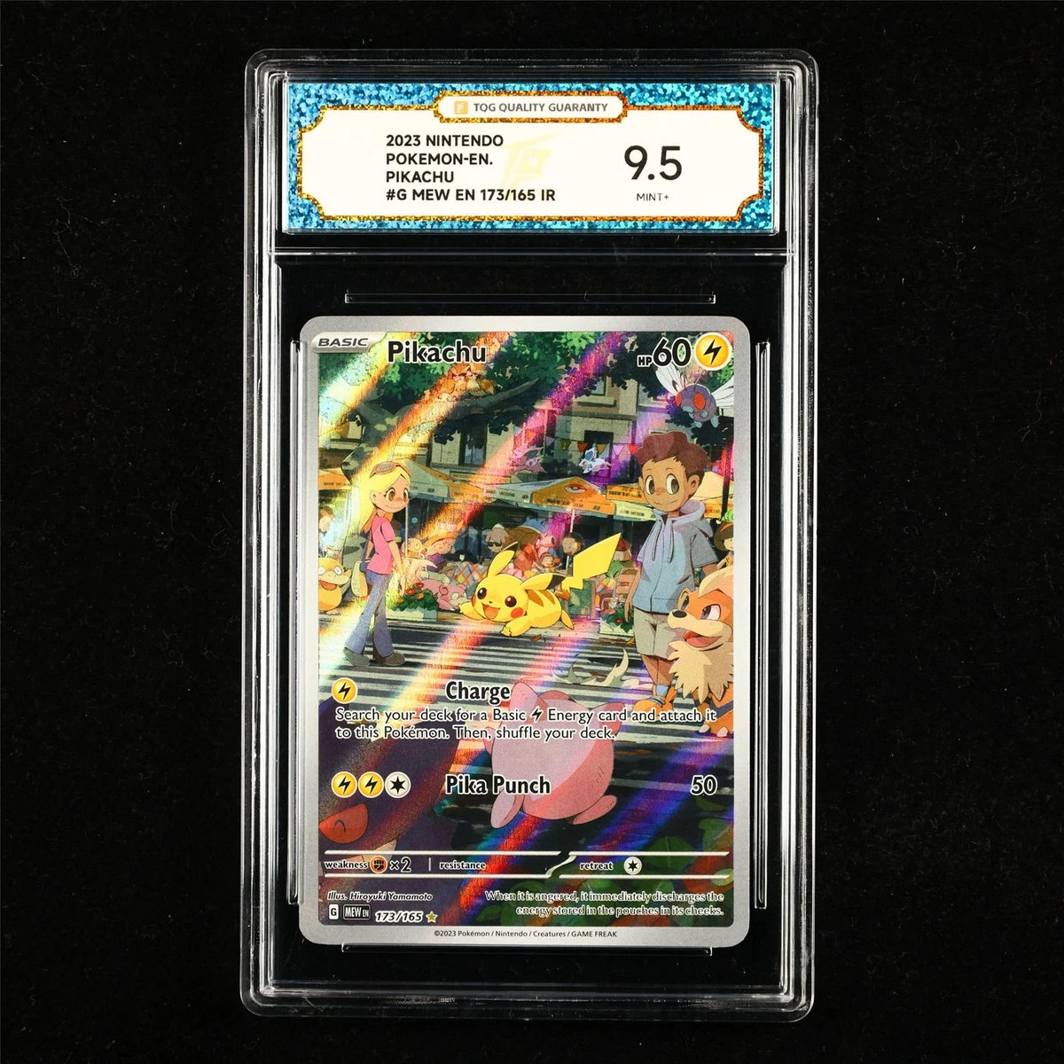 Pokémon Pikachu Grade 9.5 Pokémon TCG Individual Collectible Card