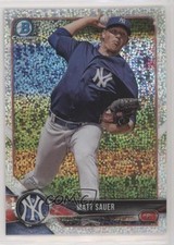 2018 Bowman Draft Chrome Sparkles Refractor Matt Sauer #BDC-184 pd6