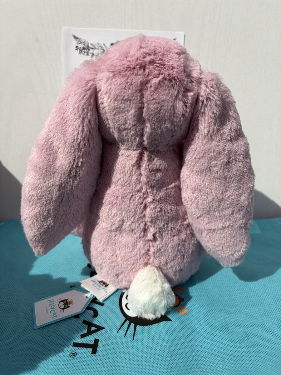 新品　ジェリーキャット　Bashful Tulip Pink Bunny L Bashful Tulip Pink Bunny with Personalized Red Jumper - Official