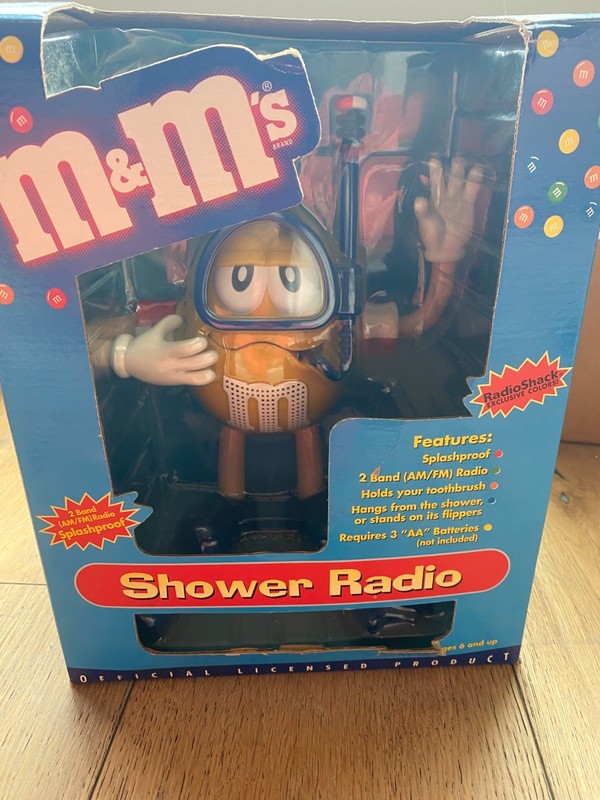 Vintage M&M Scuba Diver AM/FM Shower Radio NEW