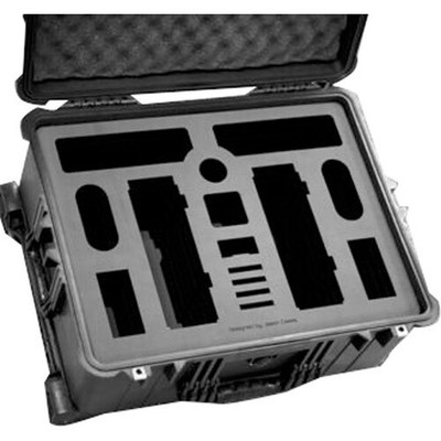 Jason Cases Wheeled Hard Case with Laser-Cut Foam for AJA Ki Pro Ultra Plus