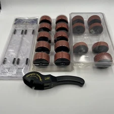 Stampin Up Stampin Around Rollagraph Lot 1 Handle 17 Stamps 1 Wheel Guide