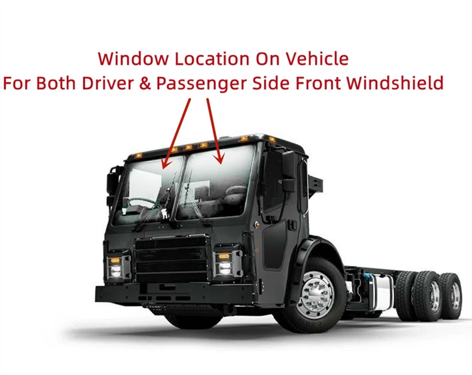 Fits Mack 96-07 LE 08-24 TerraPro 08-13 MRU613 Front Windshield Window - Изображение 3 из 4