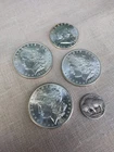 US Coin Lot: 3 Morgan Silver Dollars 1881 S, 1883 O, 1901 O + Franklin 50c etc
