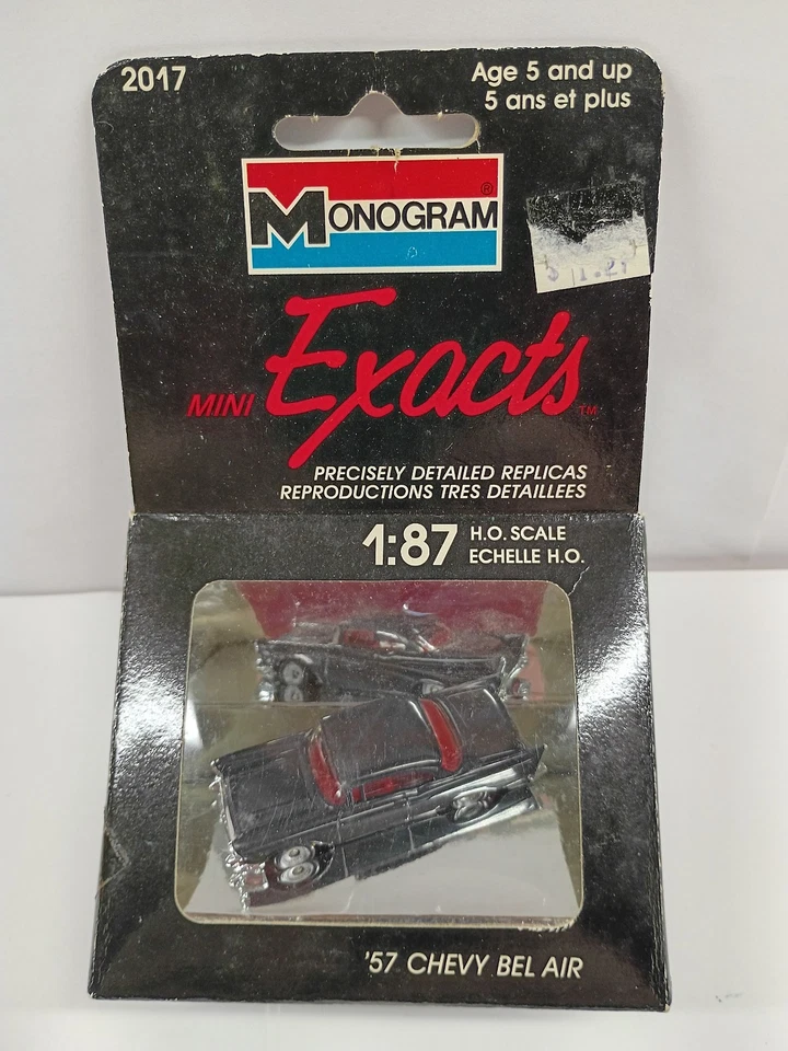 Monogram Mini Exacts - 1:87 Scale - Lot 7 - Ferrari Camaro Bel Air Shelby and ? - Image 4 of 4