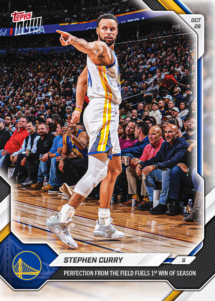 2026-27 Topps Now NBA #36 Stephen Curry Golden State Warriors PRESALE
