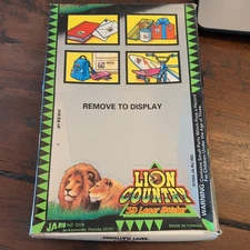 Vintage 1993 Ja-Ru Inc - LION COUNTRY Laser Stickers-box NEW X24 Rare 