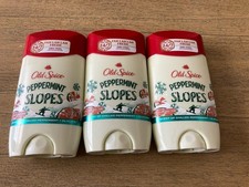 3 Old Spice Peppermint Slopes Antiperspirant Deodorant Limited Edition 2.6 Oz