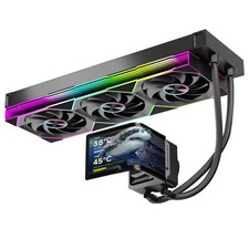360mm AIO CPU Cooler with 6.67 2K AMOLED Rota...