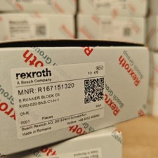 Bosch Rexroth R167151320 BSHP BNS Size 20 Ball Runner Block Linear Guide Block