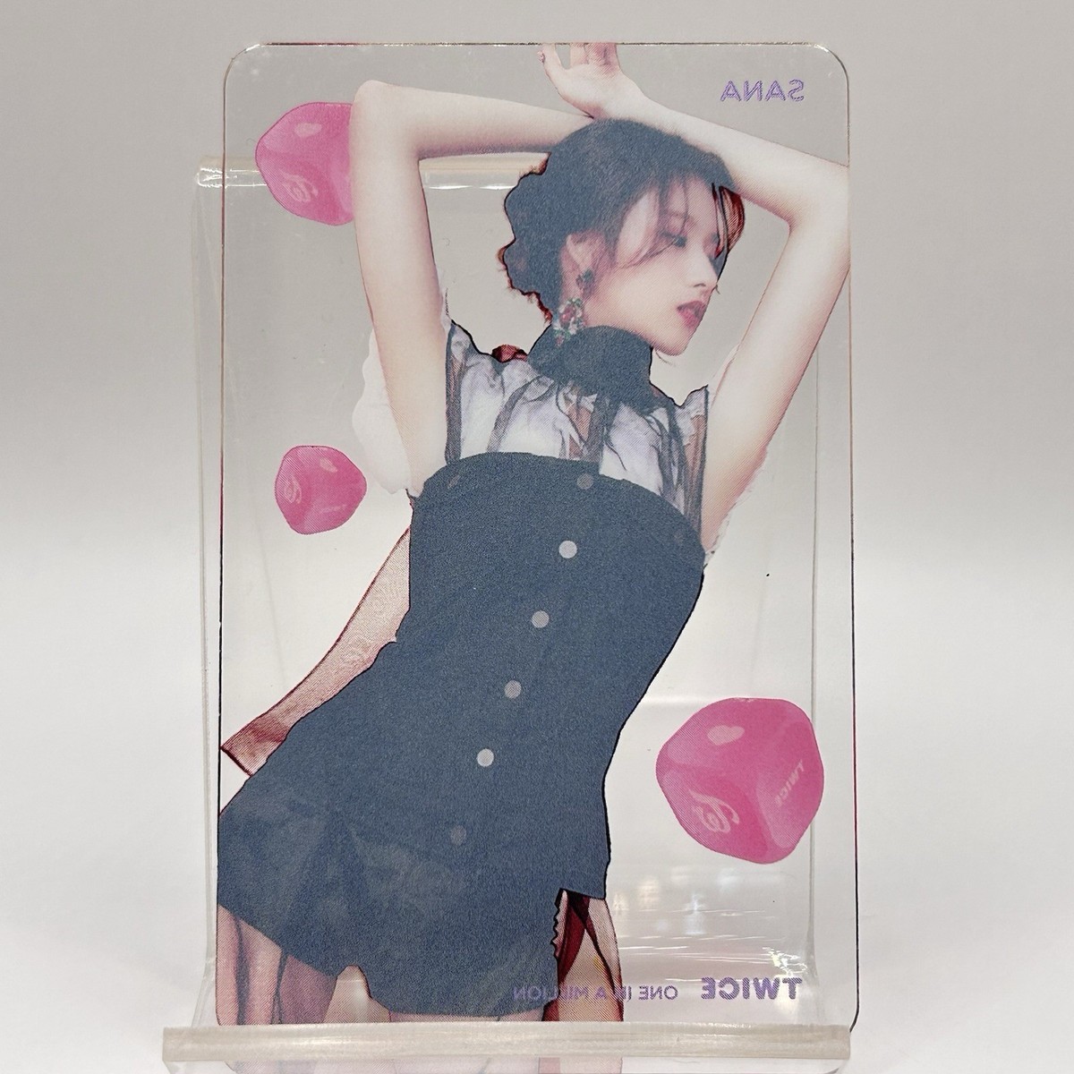 Sana TWICE Ttrading Photo Clear Card Cute Very Rare Japan Limited
