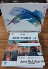 Adobe Photoshop 3.0 and CS2 Upgrade Windows XP CD and Manual