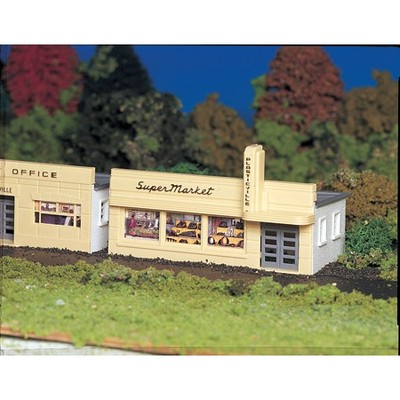 Bachmann Industries HO Snap KIT Supermarket BAC45141 HO Buildings
