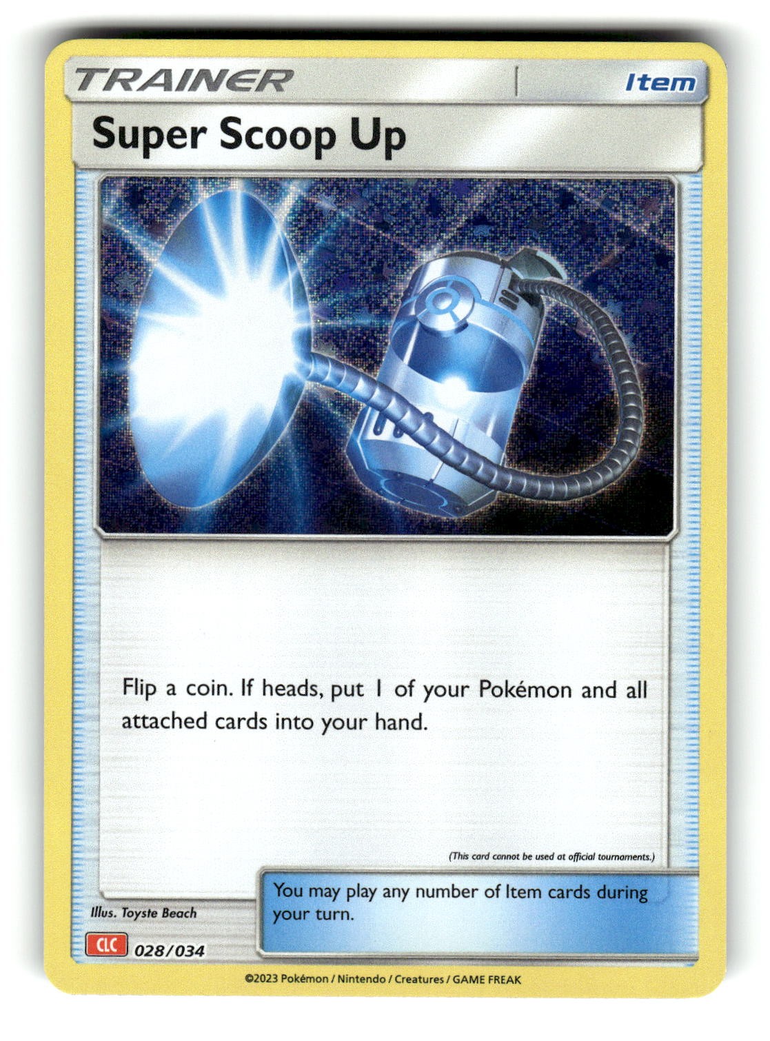Super Scoop Up Trading Card Game Classic 028/034 - Pokémon TCG