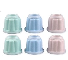 Puddingformen mit je 2 Deckel Retro 6 Stück Pudding Formen Dr. Oetker 6er SET