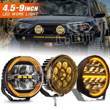 Colight 79inch Spotlights 4x4 Offroad Driving Light Hilow Beam Dual Color Drl