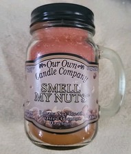 Our Own Candle Company Smell My Nuts Scented 13 oz Mason Jar Candle- Made in USA