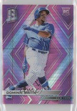 2018 Panini Chronicles Spectra Neon Pink Prizm 30/75 Dominic Smith #57 fm0