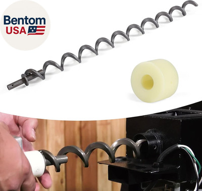 23  Pellet Auger Shaft Screw Push Rod, Auger Replacement with Auger Bushing for