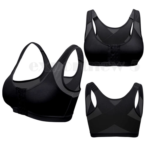 WomenS Posture Corrector Bra Wireless Back Support Breast Lift Up Body Shaper UK - Bild 16 von 19