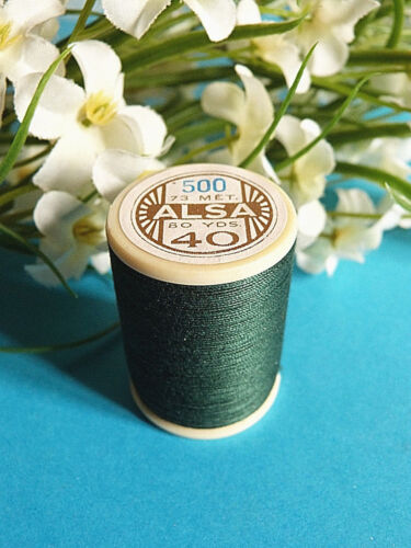 308BTER/ Splendid Alsa Embroidery Thread Bobbin No. 40 English Green No. 500