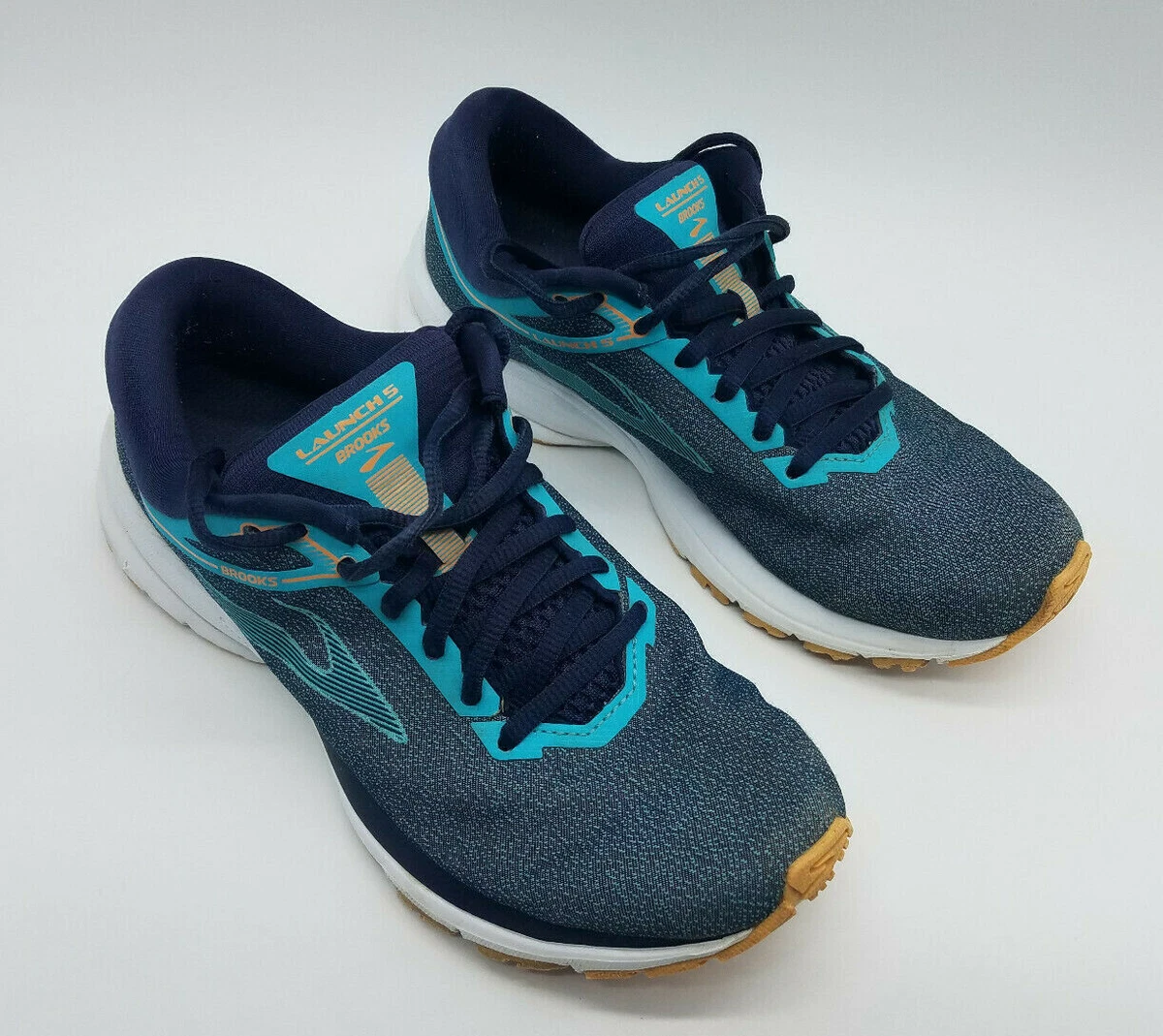 Brooks Launch 5 Women s Running Shoes Blue Teal 1202661B483 Size 6.5 B Medium