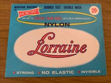 VTG Lorraine 25 Invisible No Elastic Hair Net Hand Made Double Mesh Reg Size