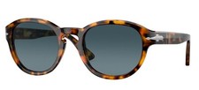 Persol PO3304S 1052S3 53 Madreterra/Blue Shaded Polarized Sunglasses