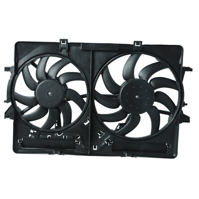 AC Condenser Radiator Cooling Dual Fan For Audi A4 A5 S4 S5 Quattro Q5 2009-2017