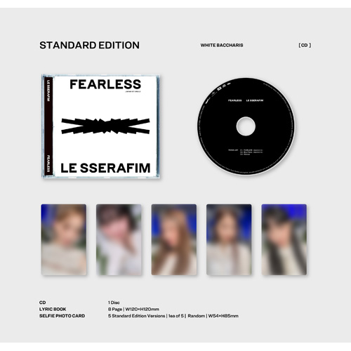 LE SSERAFIM Japan 1st Single FEARLESS Solo ver. Weverse ver