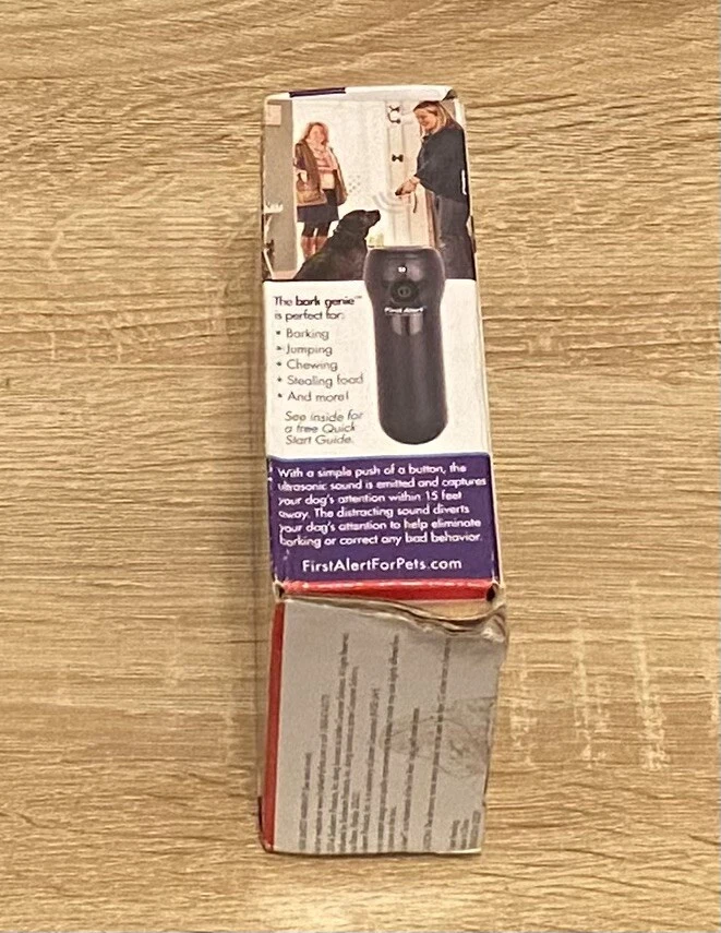 First Alert Bark Genie Handheld Bark Control Device 15ft Range Harmless Open Box - Image 2 of 4