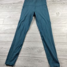 Athleta Women  s Size S Blue Tight Legging Pants Full length fitted