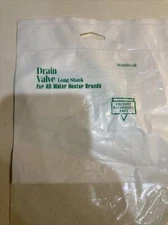 Reliance DRAIN VALVE Long Shank Water Heater All Brands Celcon 3/4" Gas/Electric