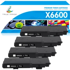 4 Pack High Yield BLACK Toner Compatible for Xerox Phaser 6600 WorkCentre 6605