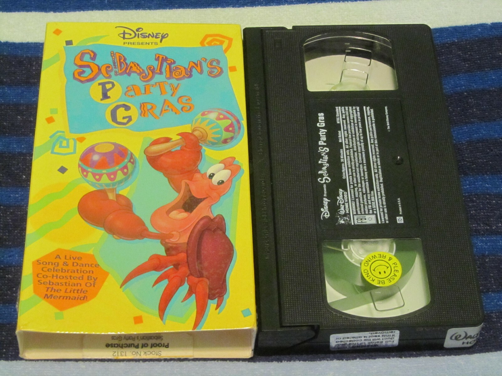 WALT DISNEY HOME VIDEO~SAM WRIGHT~SEBASTIAN'S PARTY GRAS~VHS~TESTED~LIMBO  ROCK~ 717951312037 | eBay