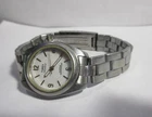 Vintage Silver Tone TIMEX Women's Link Watch Snap Close Needs Battery