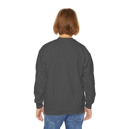 Autism Awareness Rainbow Infinity sign Kid's Youth Crewneck Sweatshirt - Picture 13 of 17