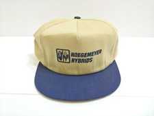 Vintage Hoegemeyer Hybrids Snapback Tucker Style Hat Cap - Swingster Made In USA