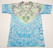 Vintage 1990s Oneita Tie Dye Stains Distressed Large Shirt