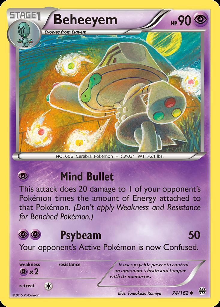 Pokemon Beheeyem (74/164) BREAKthrough LP