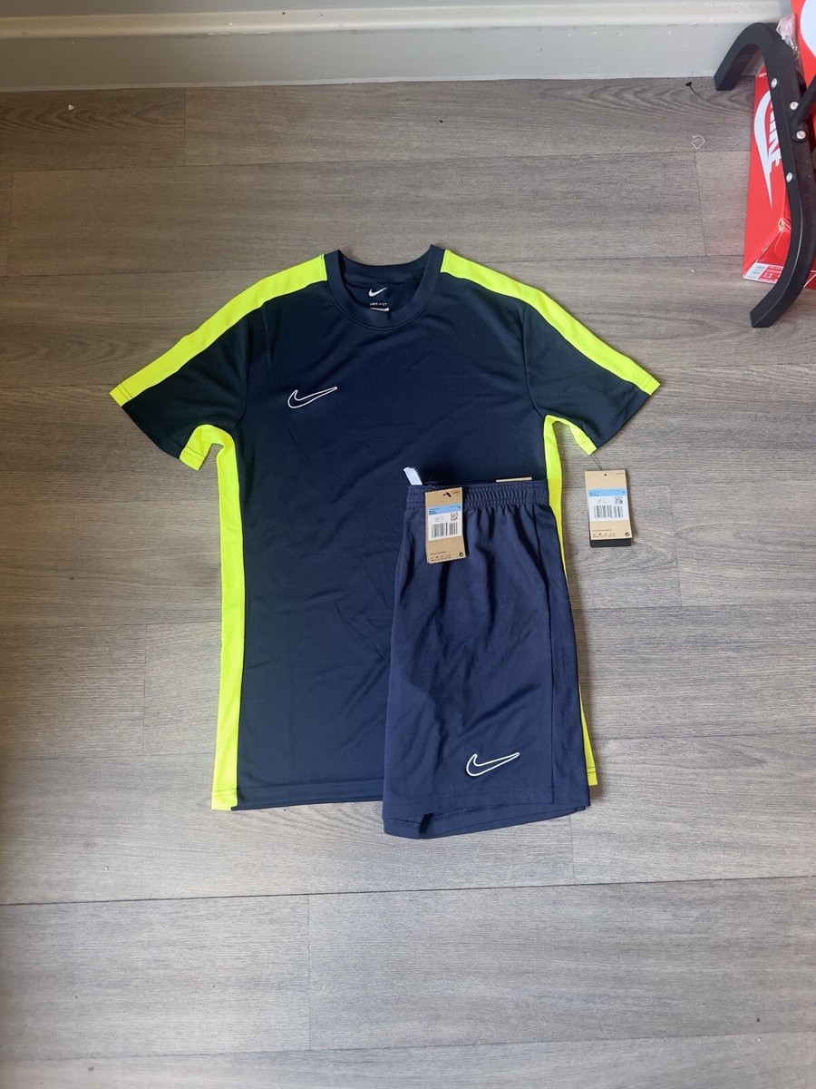 Nike Academy Nike Tracksuit Shorts Set Men's Navy Volt Men's Nike