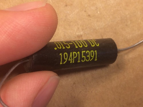 0,033uF 400Vcc Condensatore Carta Olio SPRAGUE FILMIT"E" Made In USA - Foto 4