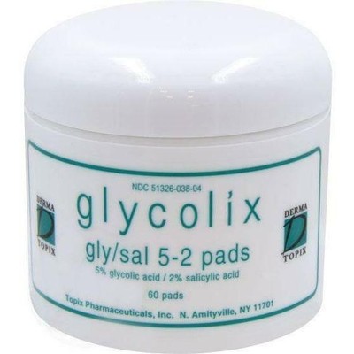 Glycolix Elite Gly Sal 5 2 Pads Derma Topix 5 Glycolic 2