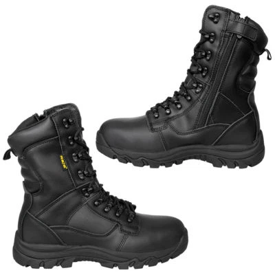 Sicherheitsstiefel Schutzschuhe Stiefel Arbeitstiefel Stahlkappe SB (BRPATROL)