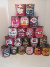 Rusty Old Motor Oil Cans 1qt. 6 can Special ! Mix or Match any 6 cans listed