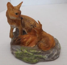 1989 THE FRANKLIN MINT-JOAQUIN KIT FOX-PORCELAIN FIGURINE-ORIGINAL TAGS