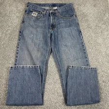 Cinch Jeans Mens 29x32 (Fit 29x31) Blue Denim Straight Cowboy Western Workwear