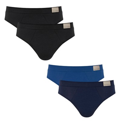 Sloggi Herren Slips, 2er Pack - GO Natural Brief C2P, Unterhose, Cotton Stret...