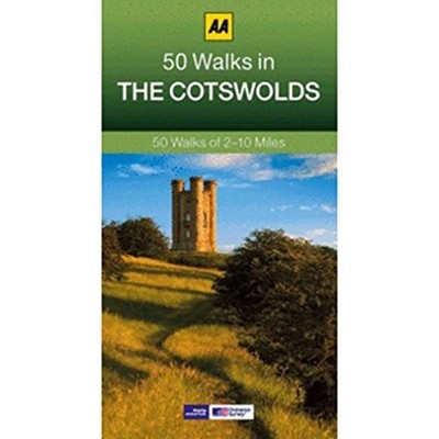 AA 50 Walks In Cotswolds, Green, One Size